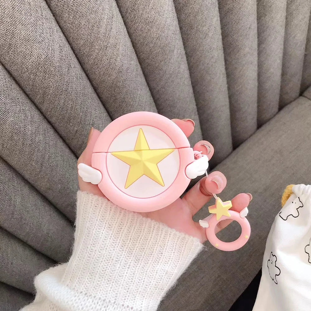 Fundas de Silicona para AirPods con Diseños de Personajes Divertidos