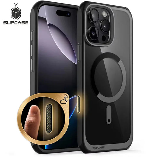Funda Supcase MagSafe con Botón de Cámara – Compatible iPhone 16 Pro