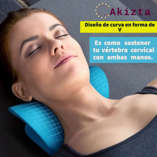 Almohada de masaje para el cuello - Alivia la tensión y el dolor - Akizta