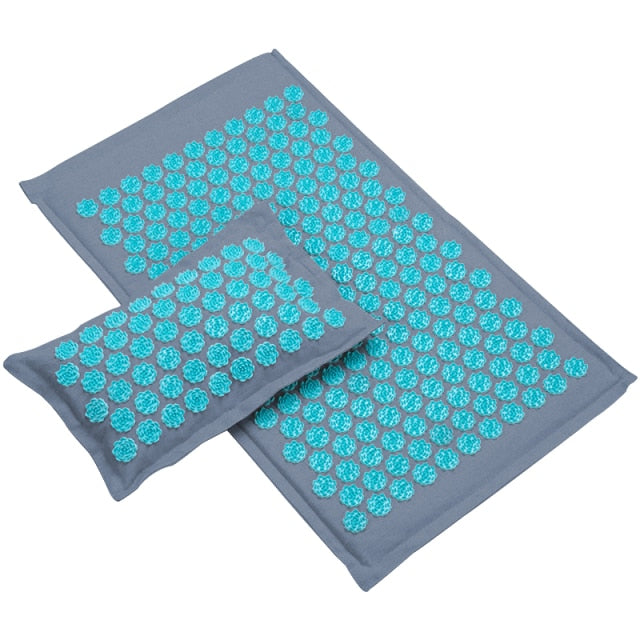 🌸 Set de Esterilla de Acupresión y Almohada: Relajación y Alivio del Dolor 🌸