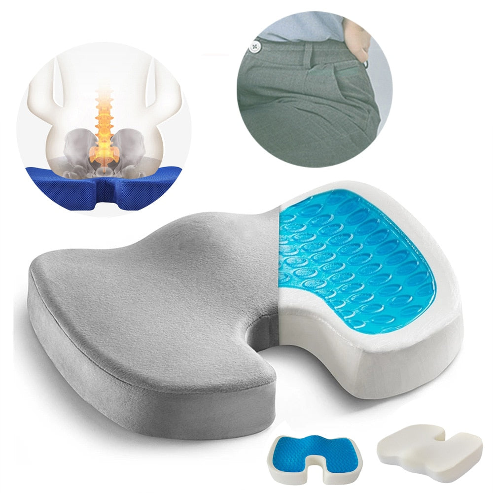 🪑 Cojín Ortopédico para Asiento con Gel: Comodidad y Soporte Total 🪑
